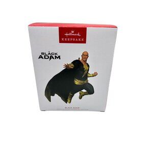 2022 Hallmark Keepsake Black Adam Ornament NIB Dwayne Johnson The Rock